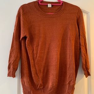 JCrew Crewneck Linen Sweater
